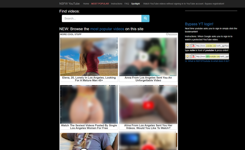 Nsfw Youtube Video Watching