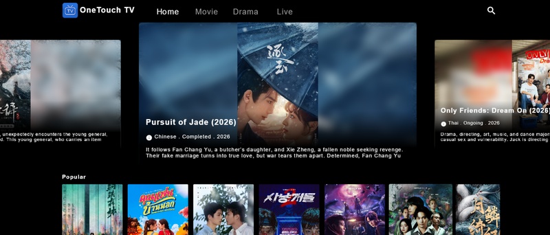 Onetouchtv Asian Drama Streaming Site
