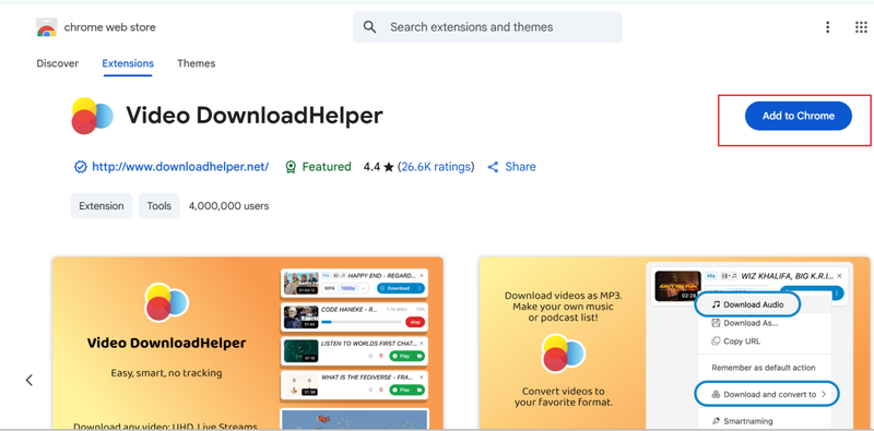 Streamtape Downloader Extension Videodownloadhelper