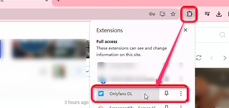 onlyfans-dl chrome extension