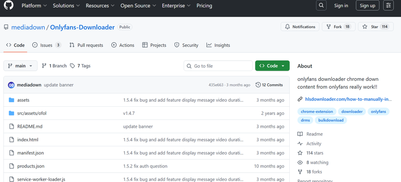 Onlyfans Downloader Chrome Github
