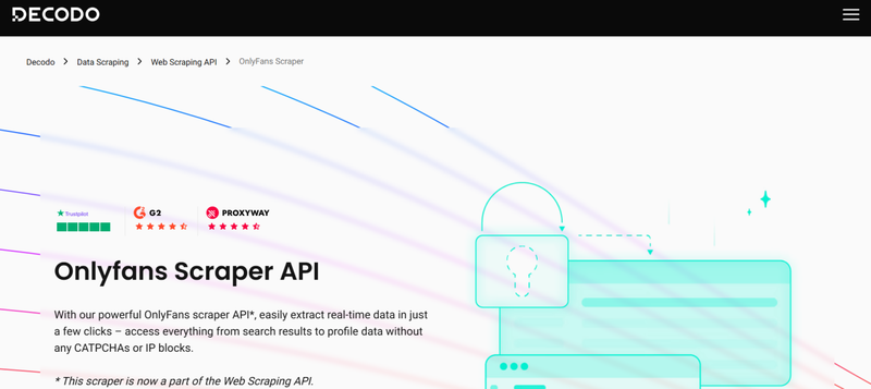 Onlyfans Scraper Api by Decodo