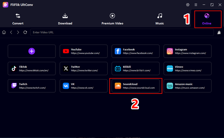 Open Soundcloud in Ultconv
