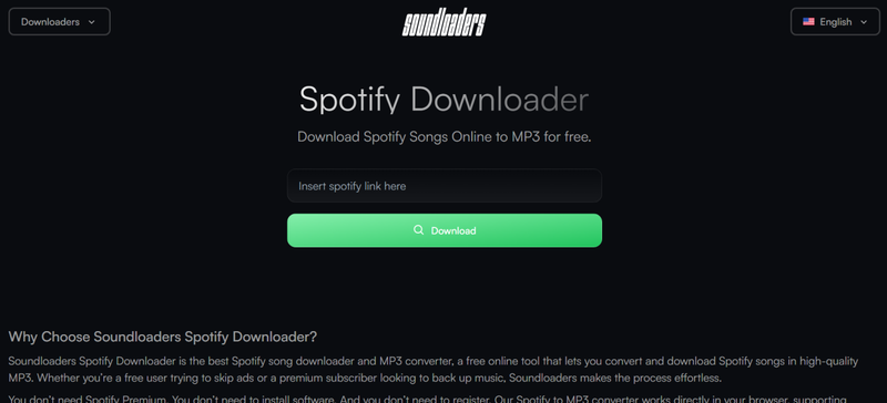 Open Soundloaders Website in Browser
