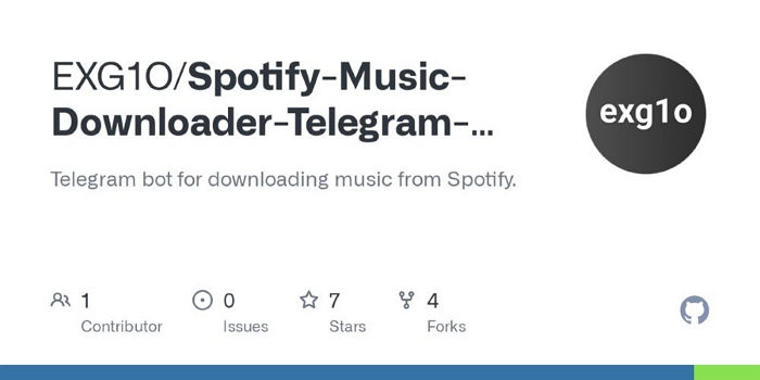 Search for Spotify Downloader Bot in Telegram