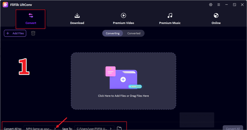 Open Ultconv Video Downloader Converter Tab