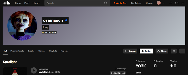 Soundcloud Rapper Osamason