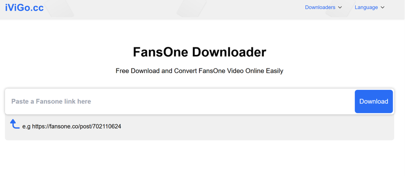 Paste Link in Ivigo.cc