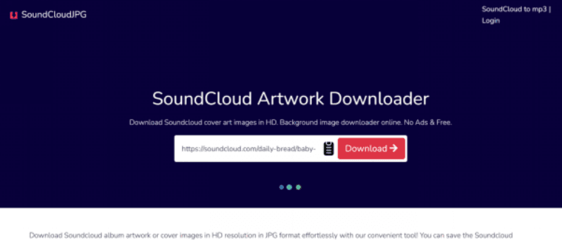 paste soundcloud link into downloader