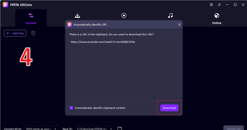 Paste Youtube Anime Using Ultconv