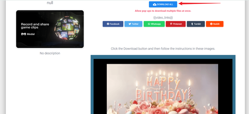 download medal clip video from pastedownload