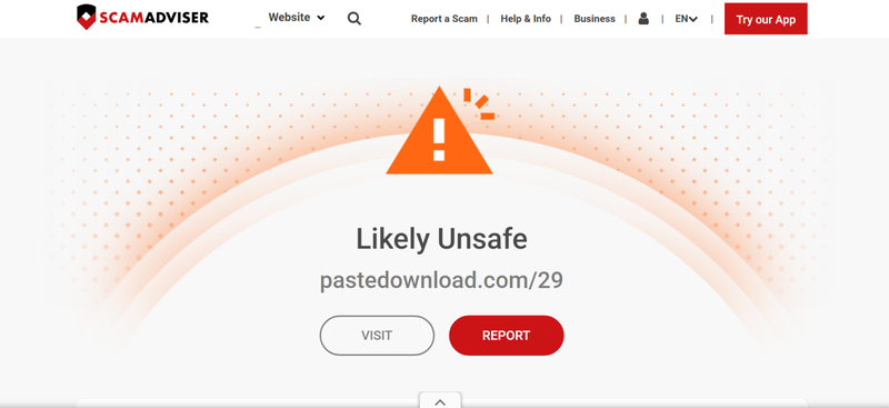 Pastedownload Website Safety