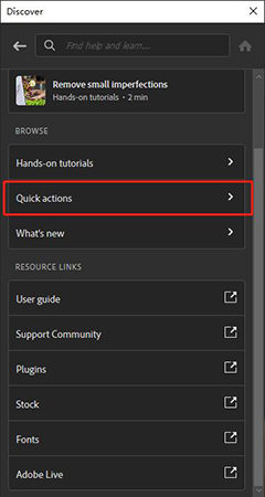 photoshop quick action
