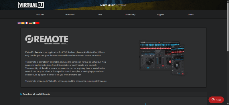 play spotify with virtual dj remote