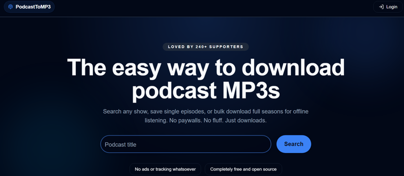 Podcasttomp3 Apple Podcast Downloader