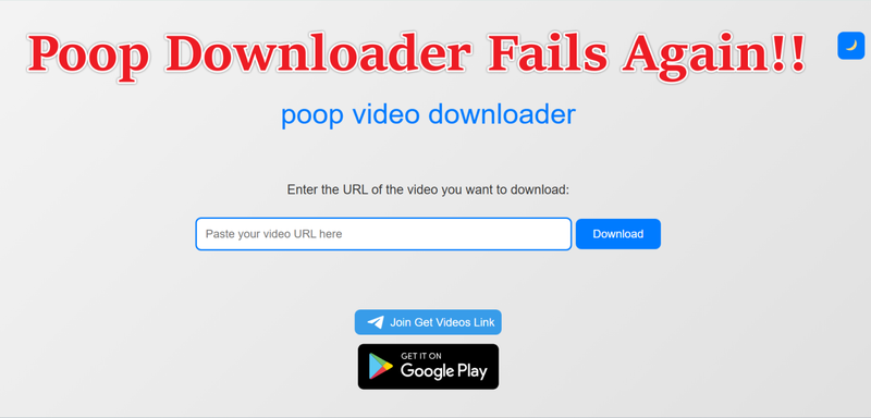 Poop Downloader Fails Again