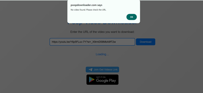 Poop Downloader Fails