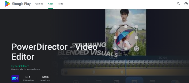 Powerdirector Mobile Editing Timeline Screen Interface
