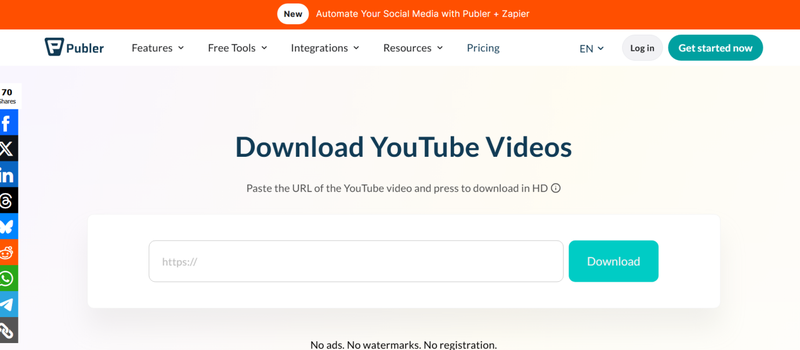 Publer Youtube Downloader
