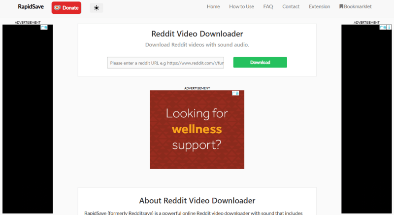 rapidsave reddit downloader