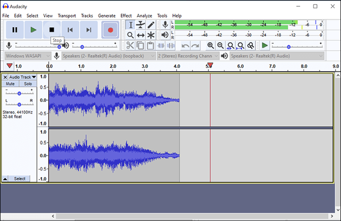 Record Audio from Facebook with Audacity