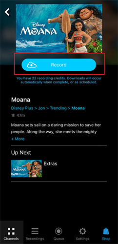 record netflix screen with playon cloud
