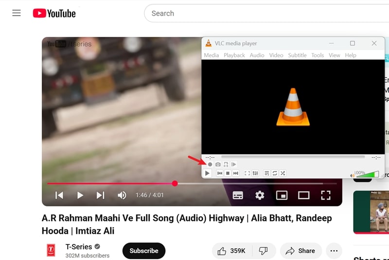 record youtube audio on mac with vlc media player