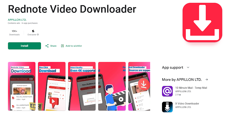 Rednote Video Downloader