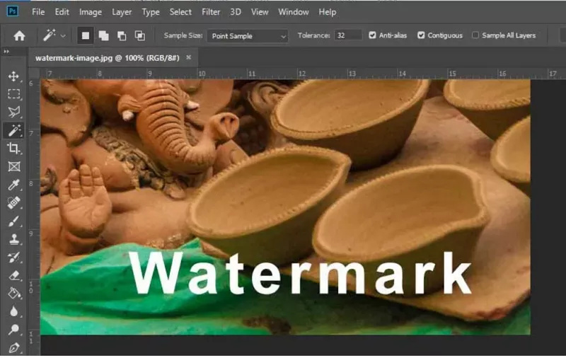 remove adobe stock watermark