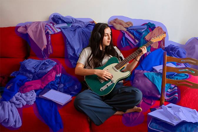 how to remove background clutter out of a picture