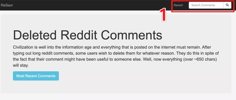 Resavr Deleted Reddit Post