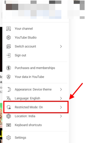 Restricted Mode Youtube App