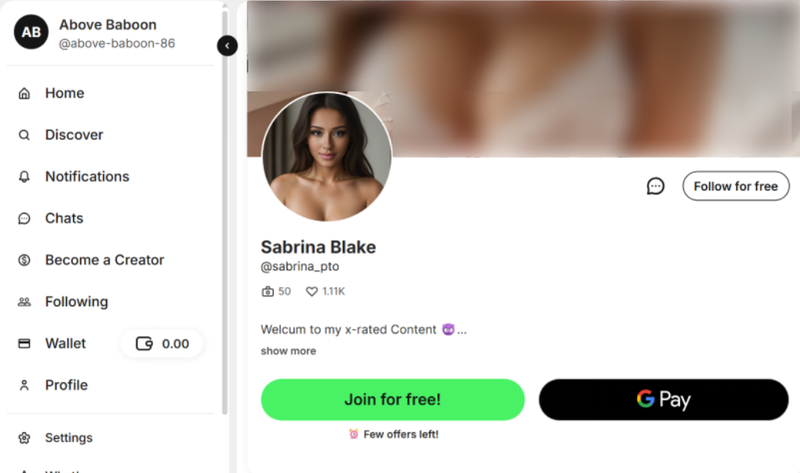 Sabrina Blake Fanvue Ai Model