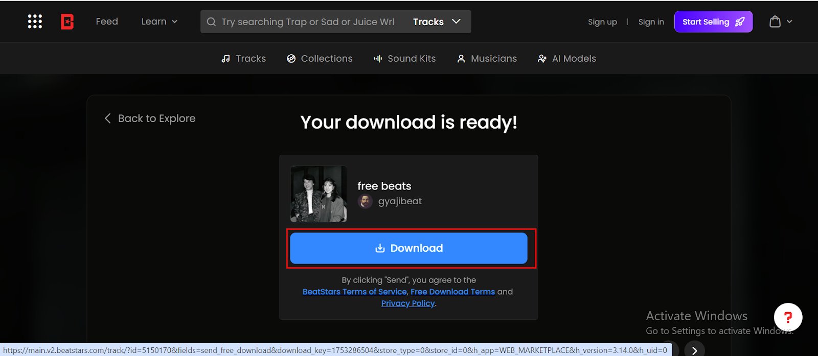 save beatstars mp3 wav