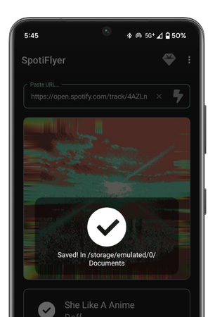 Save Downloaded Spotify Track in Spotiflyer