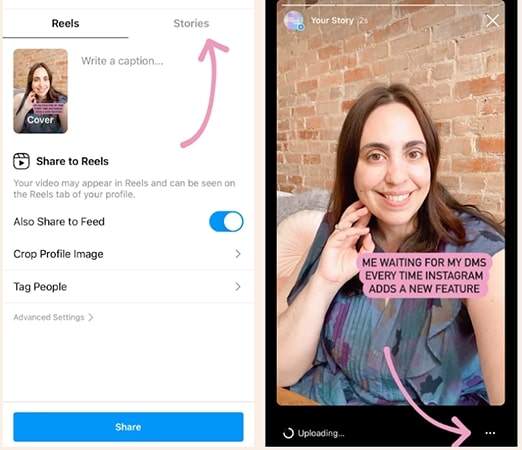 Save Draft Videos Through the Instagram Story