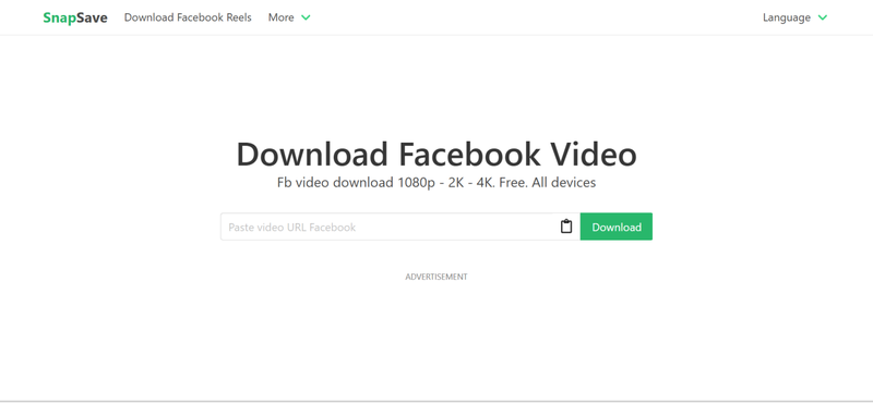 Save Facebook Video with Snapsave
