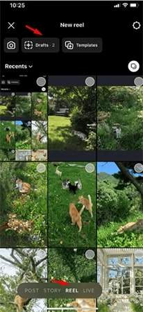 Save Your Instagram Draft Reels to Gallery