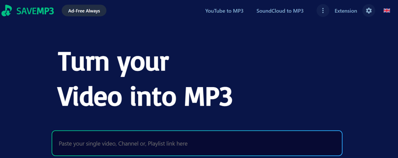 Savemp3 Interface