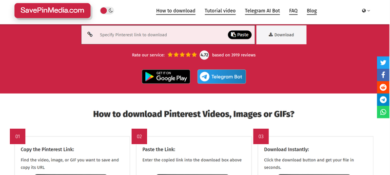 Savepinmedia Pinterest Video Downloader