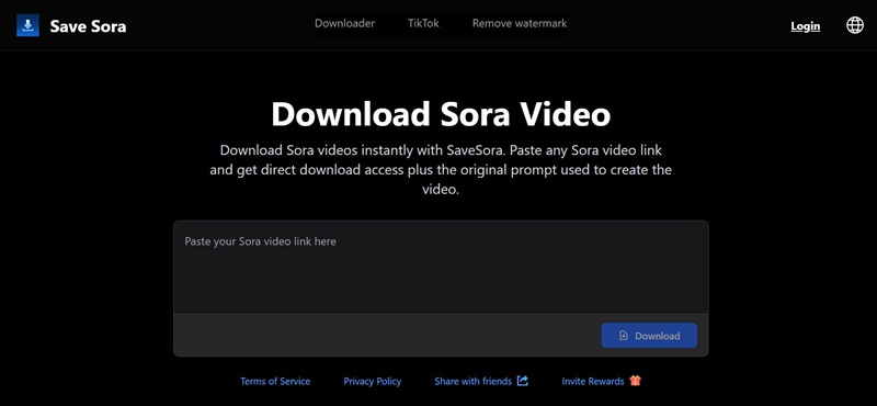 Sora Watermark Remover Savesora