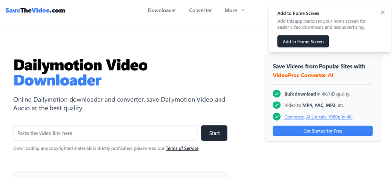 Download Dailymotion to Mp4 Using Savethevideo