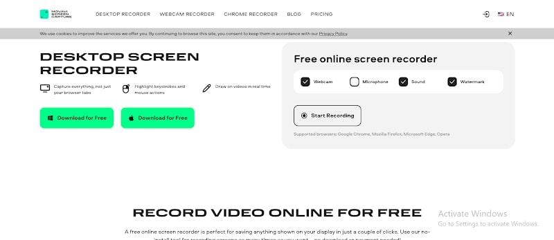 screen capture sendvid video