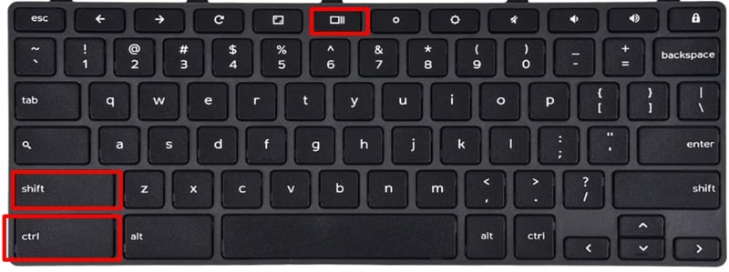 screen record on chromebook with audio with keyboard shortcut