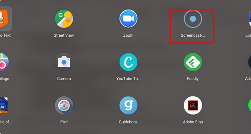 screen record on chromebook with audio with screencast