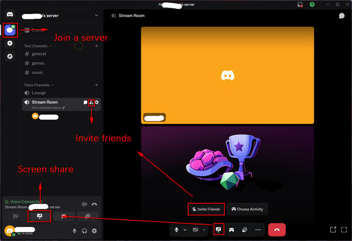 Screen Share the Video File on Discord