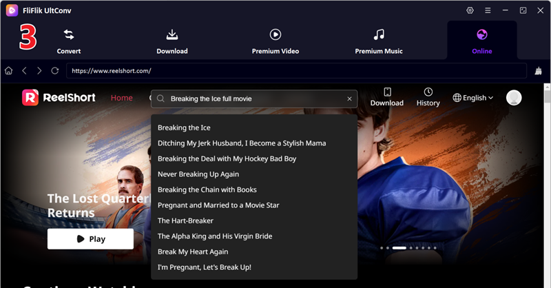 Search Breaking the Ice Full Movie in Ultconv