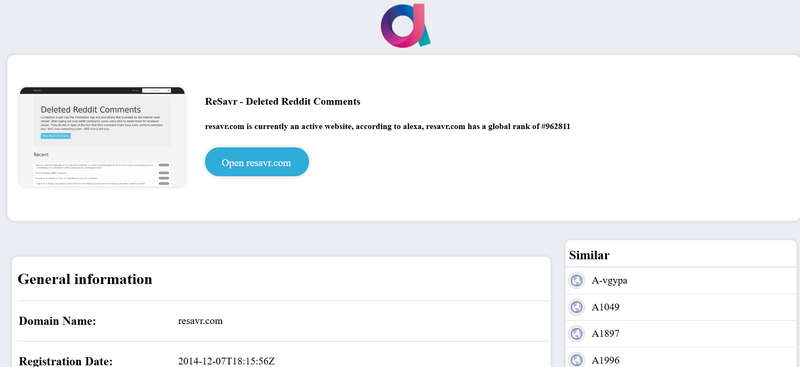 See Deleted Reddit Posts Resavr