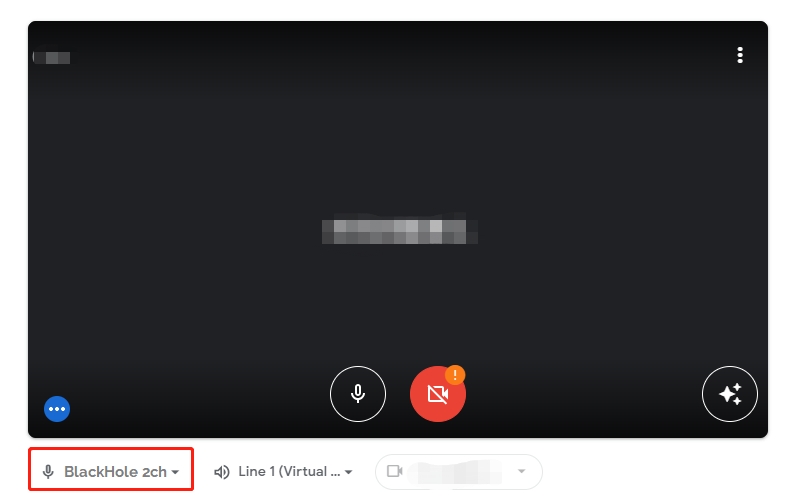 select virtual cable google meet