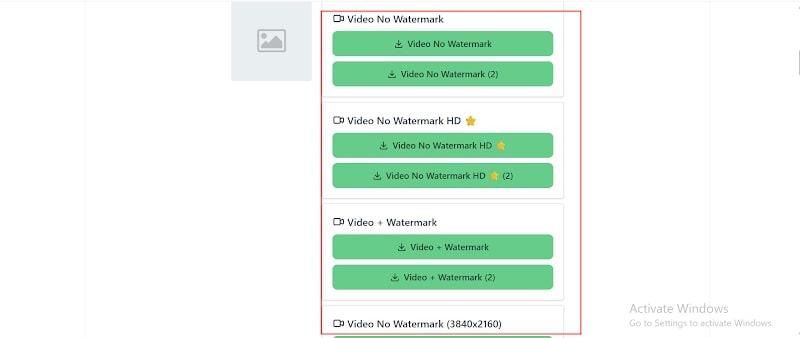 Select HD or 4K Quality